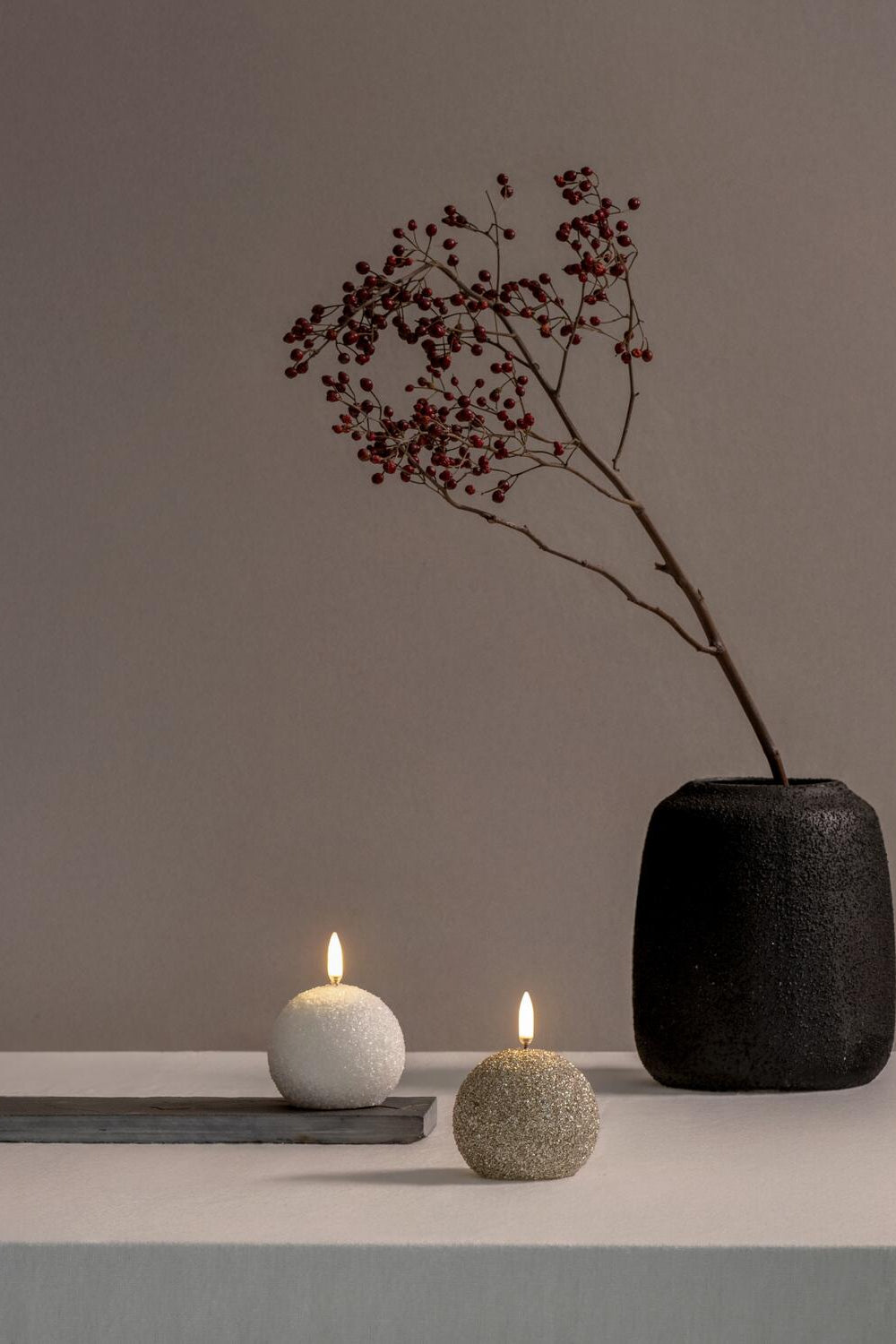 Round LED lys, Nordic White - Ø7 cm